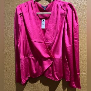 Express Peplum V-Neck Top